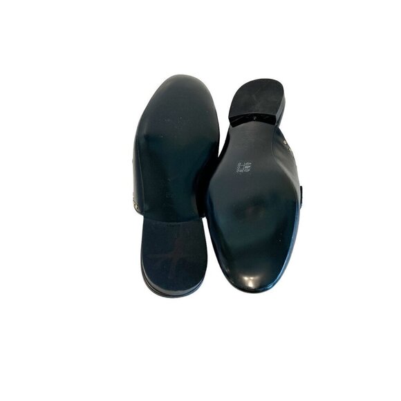 Coach Black Leather Gold Stud Mule (G2667) Women's Size 5.5 B NWOB - Picture 6 of 7